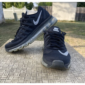 Nike Air Max 2016 Black White Ice 806772-001 Women’s Size 7 Good Condition Shoes